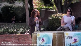 Speech to save the Islamics Department at UCLA Oct 13 1/5