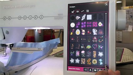 Pfaff Creative Sensation Pro, class 2 embroidery 209