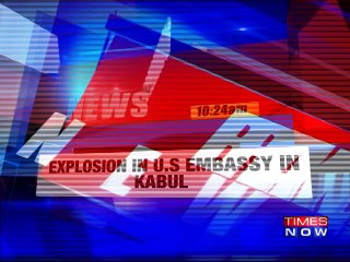 Suicide Bomb Blast In US Embassy In Kabul