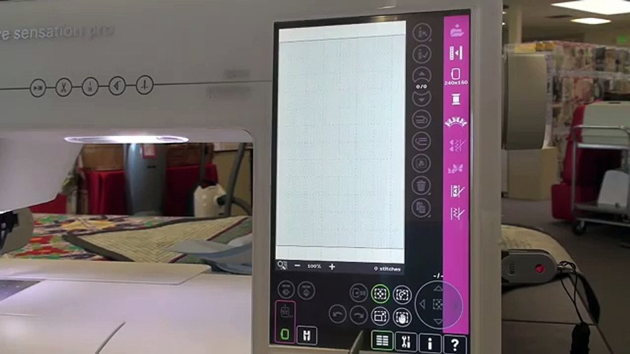 Pfaff Creative Sensation Pro, class 2 embroidery 220