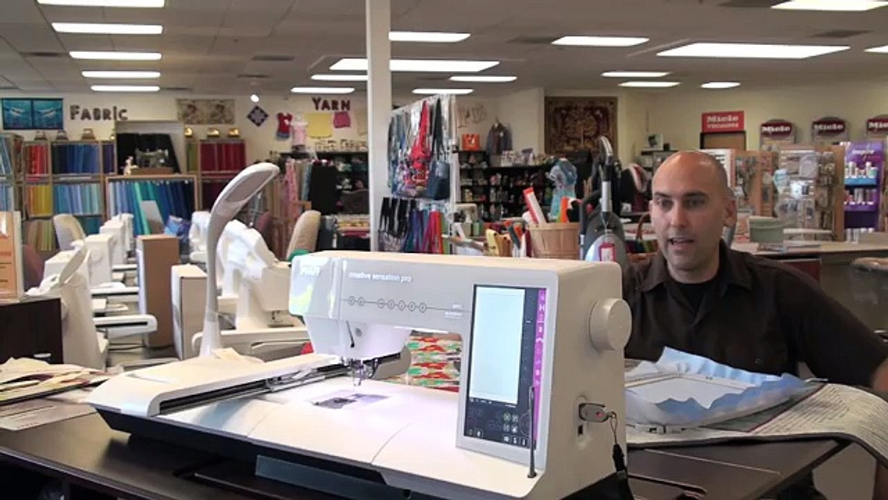 Pfaff Creative Sensation Pro, class 2 embroidery 231