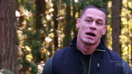 John Cena talks to the competitors up for elimination on FOX's "American Grit