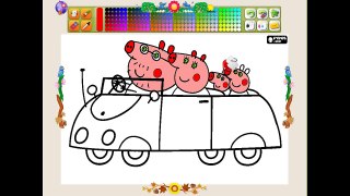 Рeppa pig car coloring 2015
