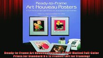 READ book  ReadytoFrame Art Nouveau Posters 6 SelfMatted FullColor Prints for Standard 9 x 12  FREE BOOOK ONLINE