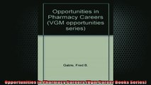 Free PDF Downlaod  Opportunities in Pharmacy Careers Vgm Career Books Series  FREE BOOOK ONLINE