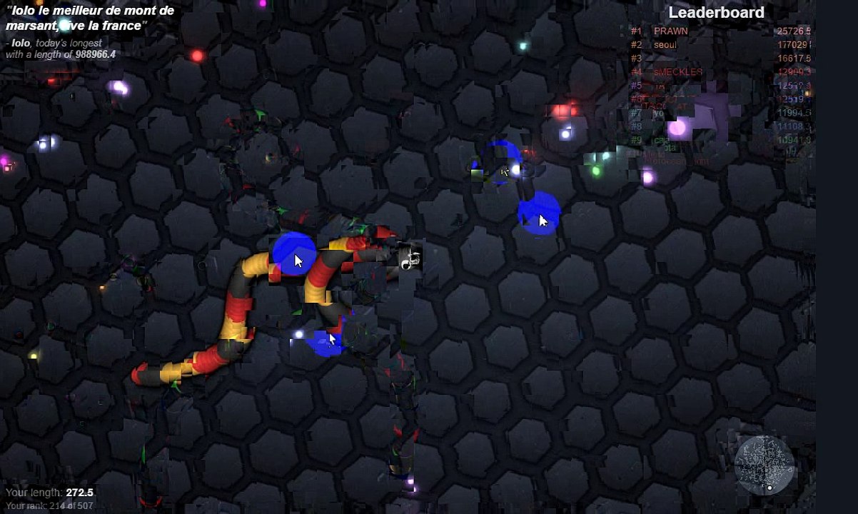 El Nuevo Agario Slither.io Parte 30