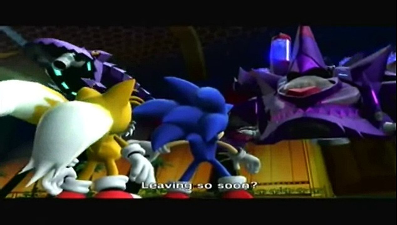 Sonic Colours - Cutscene #19 The Nega-Wisp Armor