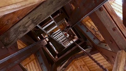 La cabane de 55 mètres de hauteur