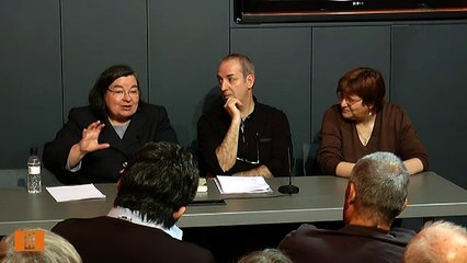 Presentació de 'Escoles a la frontera' amb Carme Junyent