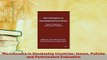 Download  Microfinance in Developing Countries Issues Policies and Performance Evaluation Read Online