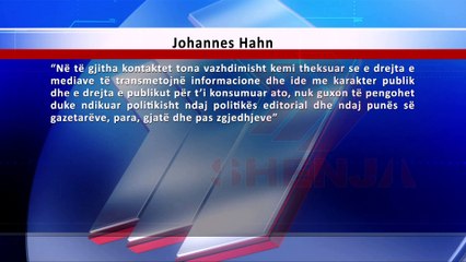 Han i shqetësuar për lirinë e mediave në Maqedoni