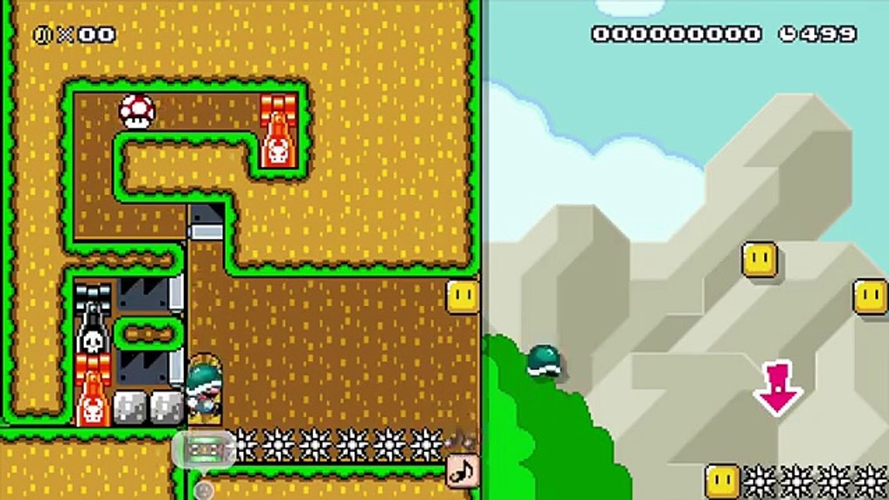 Super Mario Maker creative levels( 24