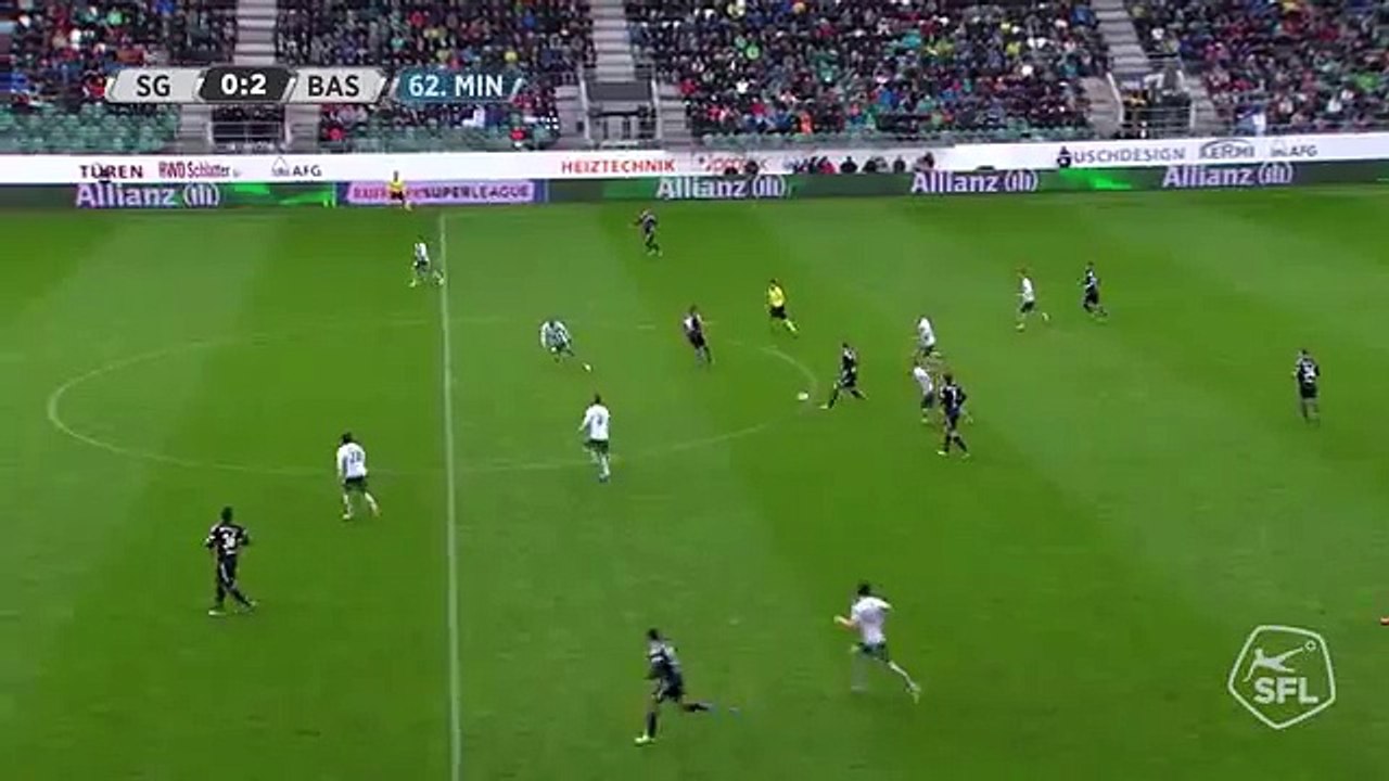 St. Gallen 0:3 FC Basel (28.Runde 2015/16)