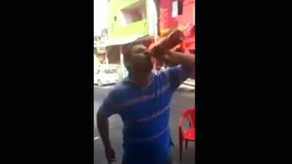 Ne jamais boire une bouteille cul sec