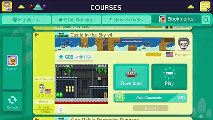 Super Mario Maker creative levels( 48