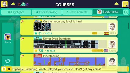 Super Mario Maker creative levels( 70
