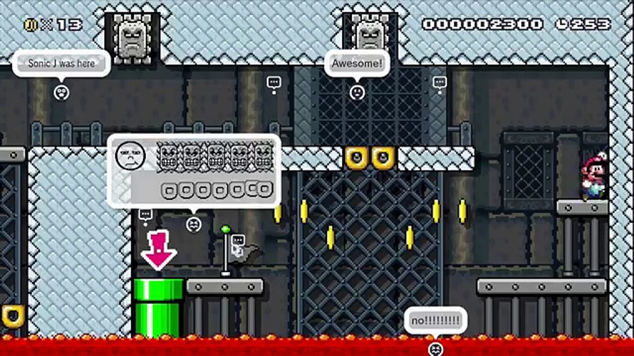 Super Mario Maker creative levels( 73