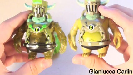 Ben 10 Omniverse ToePick Omniplasm y Galactic Monster Comparación