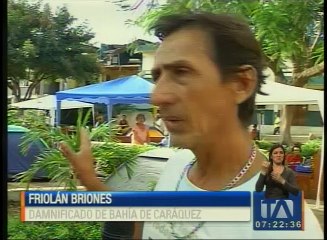 Bahía de Caráquez pide la pronta llegada de brigadas de rescate