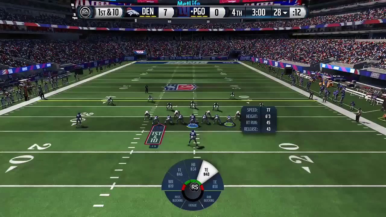 Madden NFL 15 Run 4 TD