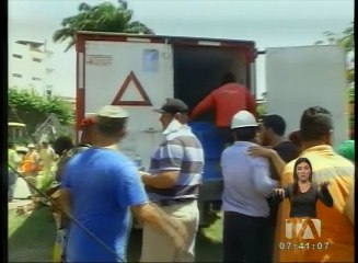 Descargar video: Autoridades distribuyen donaciones a los sectores más afectados