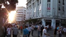 مشهد من مظاهرة 12 يونيو بالدار البيضاء