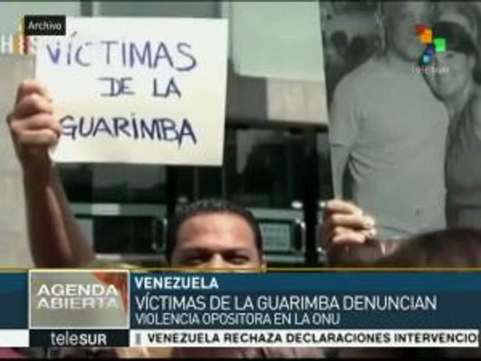 Víctimas de las Guarimbas denuncian su caso ante la ONU