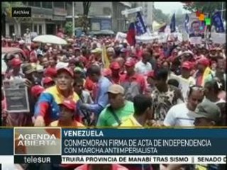 Venezolanos celebrarán 206 años de independencia
