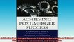 FREE PDF  Achieving PostMerger Success A Stakeholders Guide to Cultural Due Diligence Assessment  DOWNLOAD ONLINE