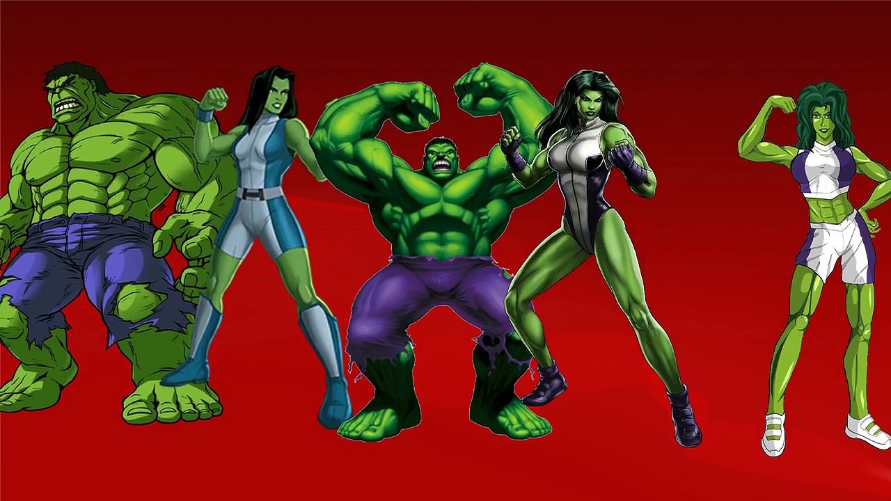 HULK Rhymes Finger Family Songs Animation Nursery Rhymes For Children