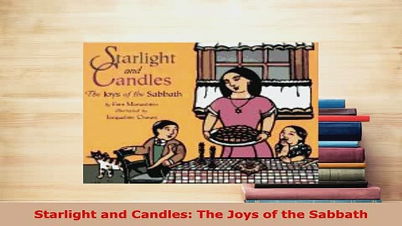 PDF  Starlight and Candles The Joys of the Sabbath Free Books