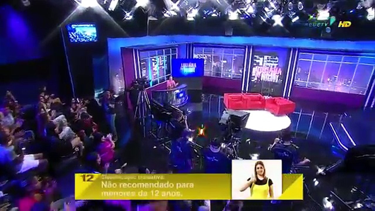 Daniela Mercury e Malu Verçosa no Luciana By Night 21/01/2014 (Parte 1)