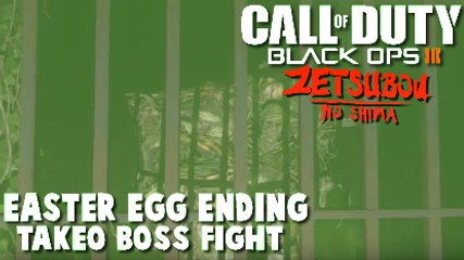 ZETSUBOU NO SHIMA EASTER EGG ENDING - TAKEO BOSS FIGHT DISCOVERED (BLACK OPS 3 ZOMBIES TUTORIAL)