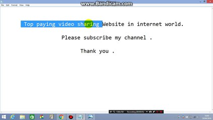 Top paying video sharing Website in internet world