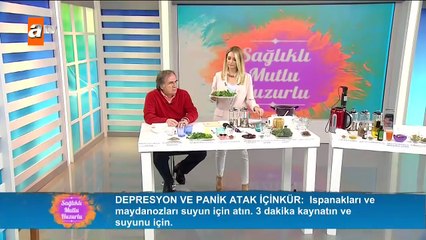 Depresyon ve panik atak için kür - Gençleştiren formül - Sağlıklı Mutlu Huzurlu 90. Bölüm - atv