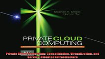 READ book  Private Cloud Computing Consolidation Virtualization and ServiceOriented Infrastructure  FREE BOOOK ONLINE