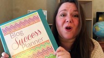 The Blog Success Planner - An essential tool for organizing a professional blogging business