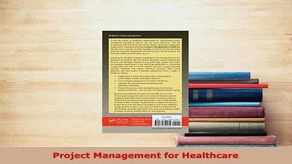Download  Project Management for Healthcare  EBook