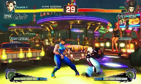 Ultra Street Fighter IV battle: Chun-Li vs Juri (Rival Battle)