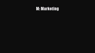 Read M: Marketing Ebook Free