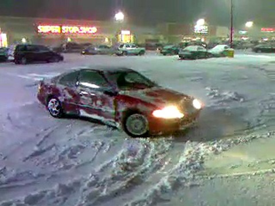 chouch's eg coupe in the snow