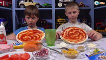 Видео для детей. Пицца Челендж от Игорька и его друга Богдана. Вызов Принят. Pizza challenge