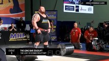 Soulever un haltère de 465kg Record du monde de Eddie Hall