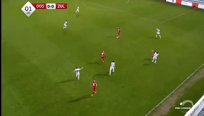 Yassine El Ghanassy Goal HD -  KV Oostende 1-0 Zulte-Waregem - 19.04.2016