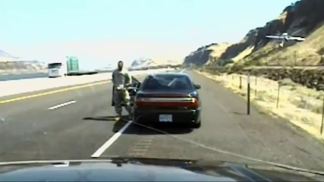 [RAW/HQ] Oregon State Police Video Captures Fatal Freeway Shooting
