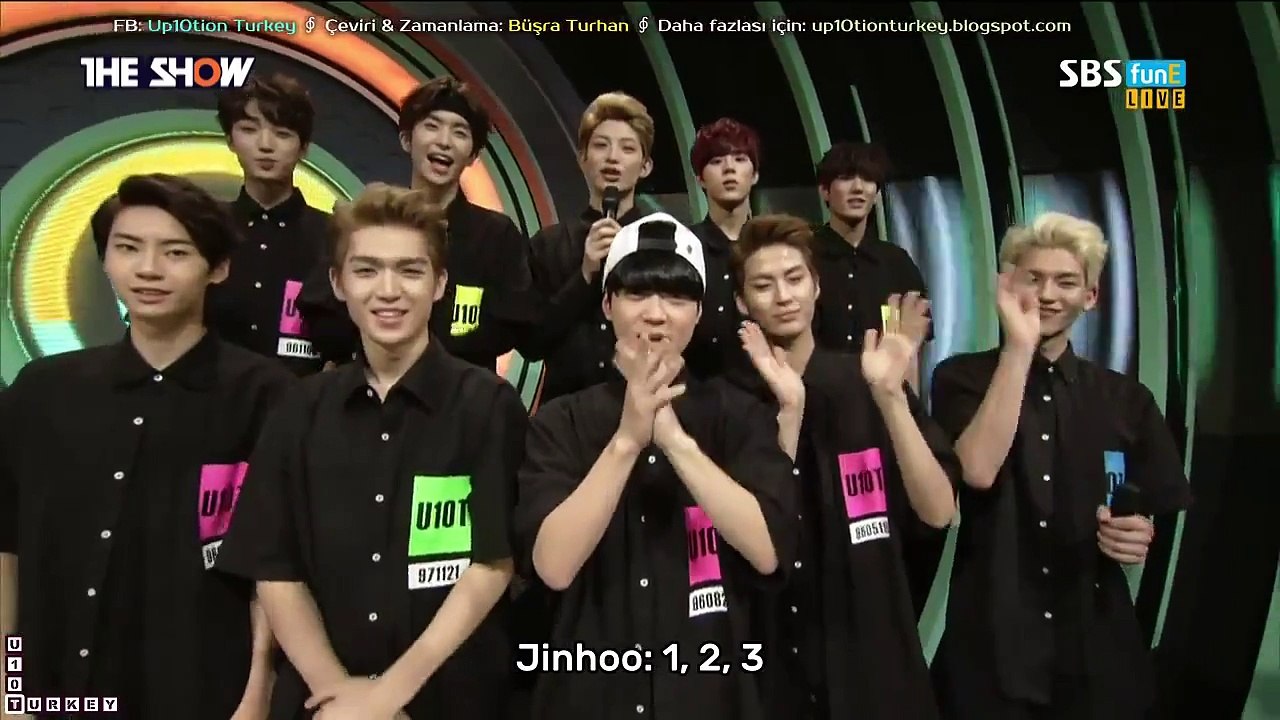 [15.09.2015] UP10TION The Show Röportajı (Türkçe Altyazılı)