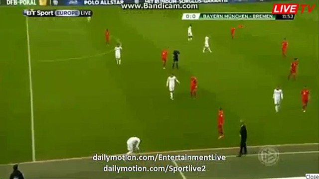 Kingsley Coman Incredible Miss HD - Bayern Munchen 0 - 0 Werder DFB POKAL 19.04