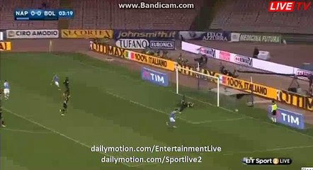 Jose Callejon Incredible MISS Napoli 0-0 Bologna