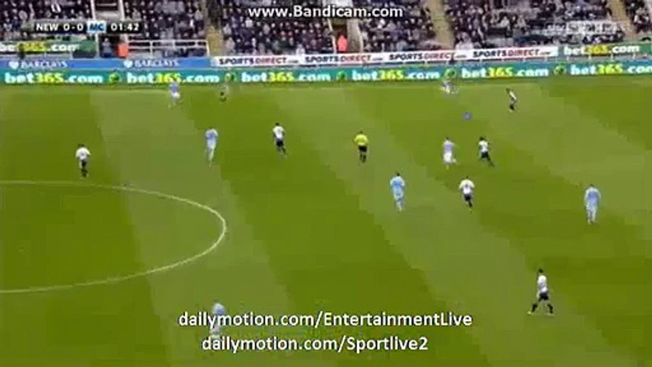 Sergio Aguero Incredible Miss HD - Newcastle United 0 - 0 Manchester City 19.04