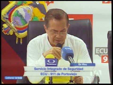 Ministro Ricardo Patiño brindó rueda de prensa